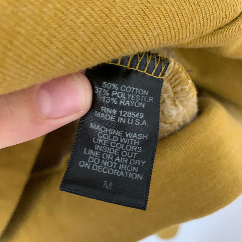 Aviator Nation Medium Striped Yellow Hoodie - Picture 3 of 5